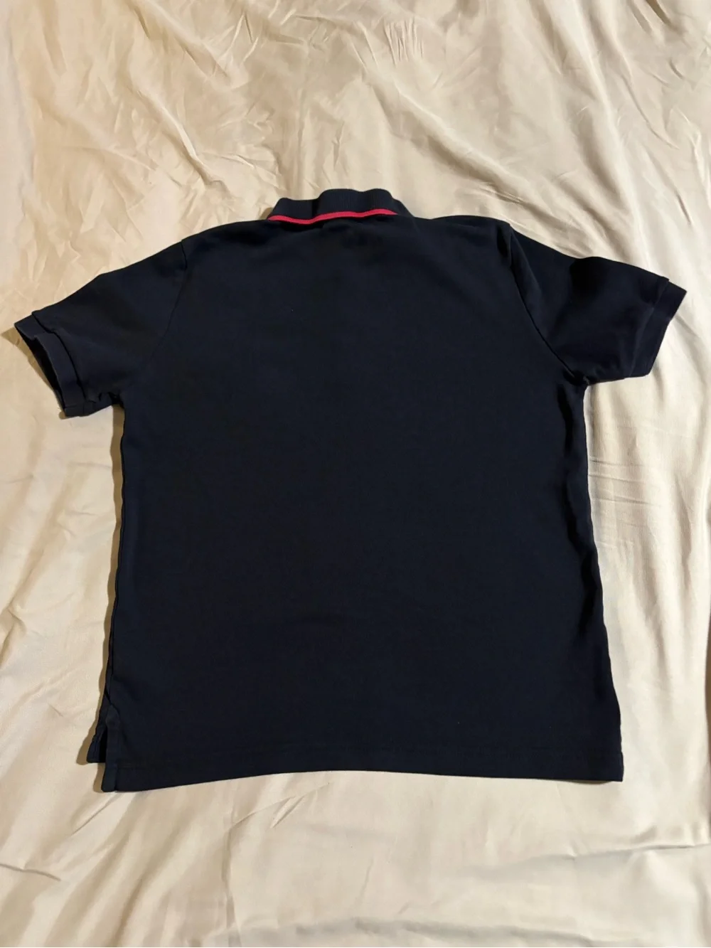 U.S. Polo Assn. Boys Black Polo Shirt Embroidered Logo Size L 10/12